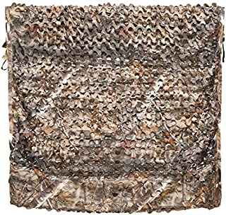 Auscamotek Camo Netting Camouflage Net Deer Blinds Material for Ground Portable Blind Hunting Chair Umbrella Treestands-Brown 5x6.5 Feet