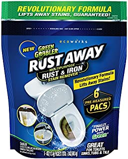 Green Gobbler Rust Away | Multipurpose Rust & Iron Stain Remover | Rust Removal | Iron Stain Removal | Toilet Stain Remover