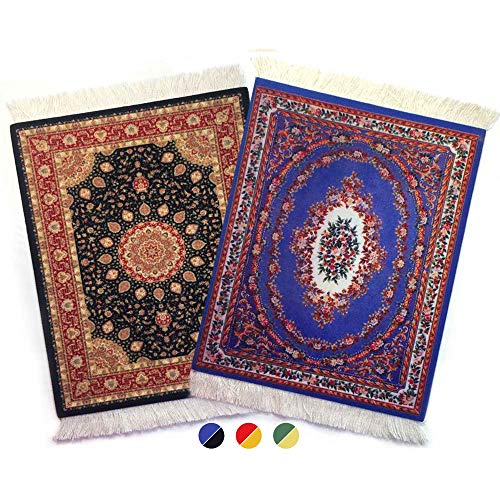 Rug Mouse Pads, Oriental Rug Mouse Pad, Woven Mousepad, Persian Rug Mouse Pad, Oriental Carpet Mouse Pad, 9