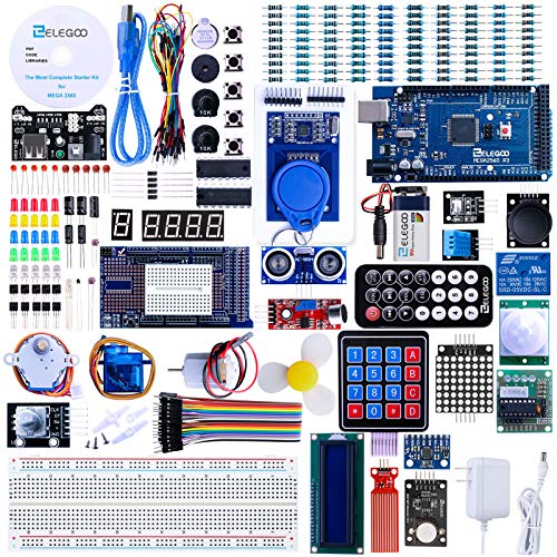 ELEGOO Mega 2560 Project The Most Complete Ultimate Starter Kit w/Tutorial Compatible with Arduino IDE