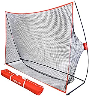 GoSports Golf Practice Hitting Net | Huge 10 x 7feet Personal Driving Range For Indoor or Outdoor Use | Designed By Golfers for Golfers