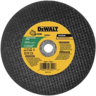 DEWALT DW3521B5 7-Inch High Performance Masonry Cutting Abrasive Saw Blades, 5-Pack