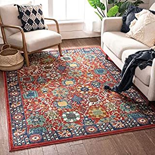 Well Woven Marla Red Traditional Floral Area Rug 5x7 (5'3