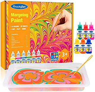 Dreamingbox Water Marbling Paint Kit for Kids, Water Art Paint Set for Kids Age 4-12 Easter Birthday Gifts for 5-12 Year Old Girls Boys Creative Toys for Girls Kids Age 4-12 Art Kits for Kids 4-12