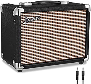 Donner M-10 10W Guitar Amplifier, Electric, Bass and Acoustic Guitar Combo Amp, with APP Effector Input and Distortion Tone for Heavy Music Player