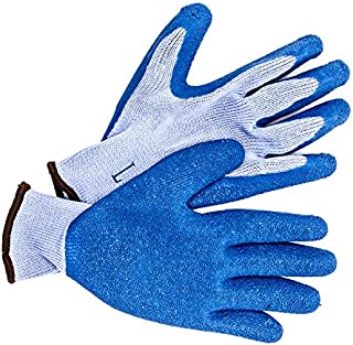 Innovative Scuba Concepts GL1513 Premium Puncture Resistant Gloves for Spearfishing Florida Lobster, Blue and White, Large