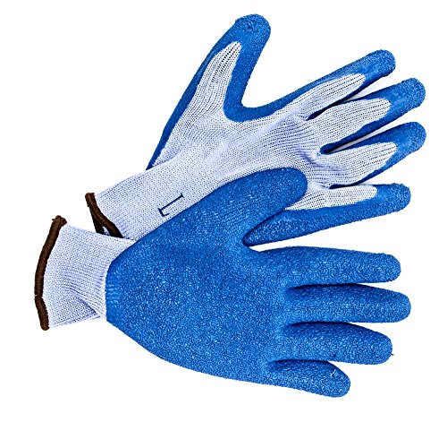 Innovative Scuba Concepts GL1513 Premium Puncture Resistant Gloves for Spearfishing Florida Lobster, Blue and White, Large