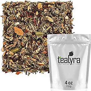 Tealyra - Calm Down - Nirvana - Chamomile Ginger Hibiscus - Wellness and Relaxing Herbal Loose Leaf Tea - Detox Tea - Caffeine-Free - All Natural - 110g (4-ounce)