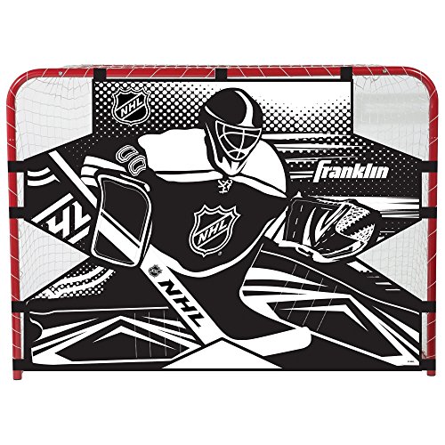 Franklin Sports Hockey Shooting Target - NHL - Fits 54 x 44 Inch Hockey Goal - Perfect For Hockey Shooting Practice - 5 Targets