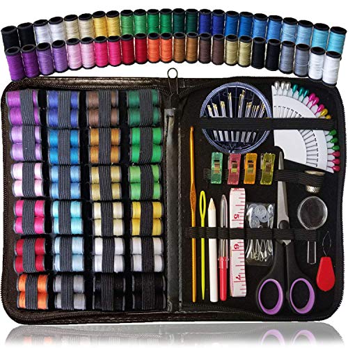 ARTIKA Sewing KIT, Over 110 Quality Sewing Supplies, Sewing kit for DIY, Beginners, Emergency, Kids, Summer Campers, Travel and Home