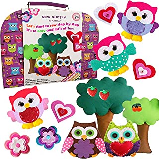 ARTIKA Sewing Kit for Kids, DIY Craft for Kids, The Most Wide-Ranging Kids Sewing Kit, Quality Kids Sewing Supplies, Includes a Booklet of Cutting Stencil Shapes for The First Step in Sewing