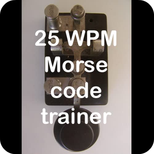 25 WPM amateur ham radio Koch CW Morse code trainer