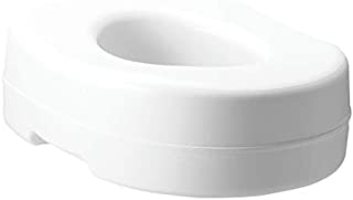 Carex Toilet Seat Riser - Adds 5 Inch of Height to Toilet - Raised Toilet Seat With 300 Pound Weight Capacity - Slip-Resistant