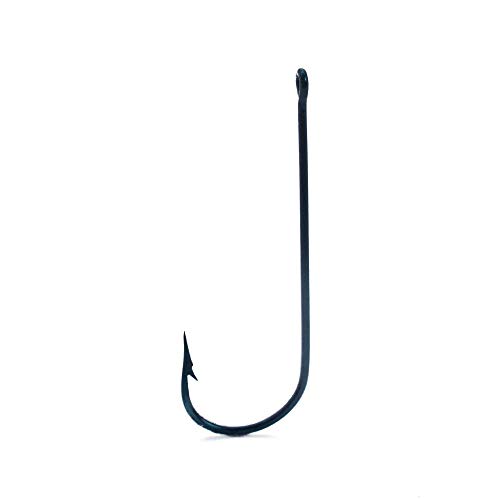 Mustad 3263 Classic Aberdeen Hook (100-Pack), Blued, Size 2