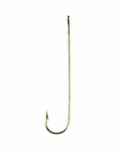 Eagle Claw Cricket Aberdeen Light Wire Long Shank Hook, Bronze, One Size (215AH-8)