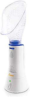 Crane Corded Personal Steam Inhaler - Bacteria Free Steam - for Sinus, Congestion, Cough, & Cold Relief, Vapor Pad Compatible