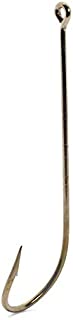 Mustad 3191 Classic Carlisle Kirbed Point Hook (100-Pack), Bronze, Size 8