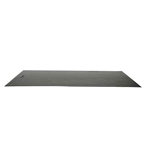 Sunny Health & Fitness NO. 074-M Treadmill Mat Medium, 6.5 ft x 3 ft, Black