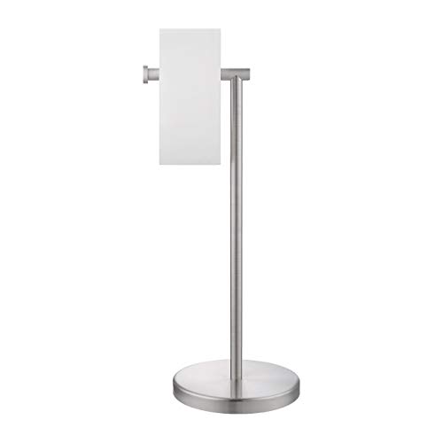 KES Toilet Paper Holder Stand SUS 304 Stainless Steel Rustproof Pedestal Lavatory Tissue Roll Holder Floor Stand Modern Brushed Finish, BPH283S1-2