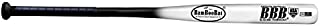 BamBoo Bat HBBW34ASA Softball Bat, Black Handle/White Barrel, 34-Inch/30-Ounce