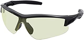 Howard Leight by Honeywell Uvex Acadia Low-Light Shooting Glasses with Uvextreme Plus Anti-Fog Lens Coating, Amber Lens (R-02215)