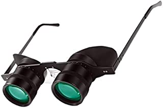 Hands-Free Binocular Glasses for Fishing HD 10x Zoom Glasses Low Light Level Night Vision Ultralight Telescope