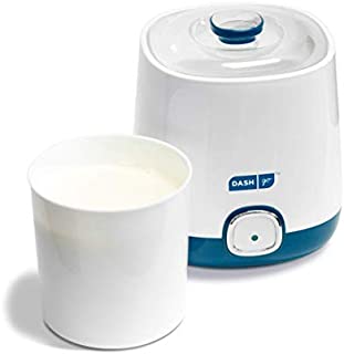 Dash Bulk Yogurt Maker Machine with One Touch Display + BPA-Free Storage Container & Lid: Perfect for Organic, Sweetened, Flavored, Plain, or Sugar Free Options for Baby, Kids, & Parfaits, 1 Quart