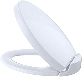 TOTO SS204#01 Contemporary SoftClose Oval Toilet Seat, Cotton White