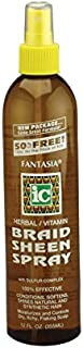 Fantasia Ic Herbal Braid Sheen Spray With Sulfur Complex 12 Oz