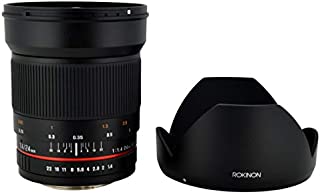 Rokinon 24mm F1.4 ED AS IF UMC Wide Angle Lens for Sony E-Mount (NEX) Cameras (RK24M-E)