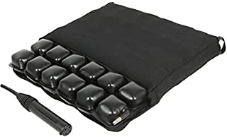 Beston Footcare Medical Anti-Decubitus Air Seat Cushion for Car, Wheelchair, Computer and Desk Chair,Air Inflatable Coccyx Pad,Tailbone, Sciatica, Lower Back Pain Relief 17x17x2.8'' Waterproof