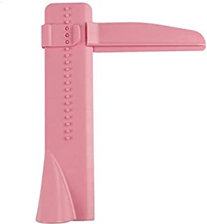 N/Z Adjustable Cake Scraper Cake Smoother Tool with Scale for Icing Fondant Cream Edge Smoothing - Green, Pink