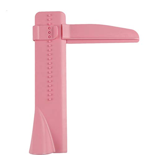 N/Z Adjustable Cake Scraper Cake Smoother Tool with Scale for Icing Fondant Cream Edge Smoothing - Green, Pink