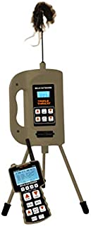 MOJO Outdoors Triple Threat E-Caller Predator Coyote Call Decoy 3-Part Complete Calling System for Successful Predator Hunting, Includes Remote, Critter Decoy and Comes Loaded with 80 Proven Sounds