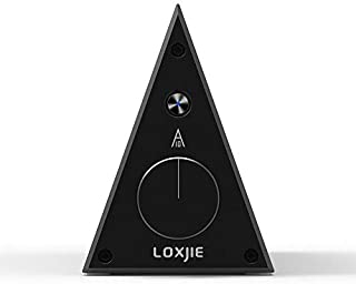 LOXJIE A10 Desktop Stereo Power Amplifier Digital Class-D High-Power Audiophile Level Amp Chip TPA3116 (Black)