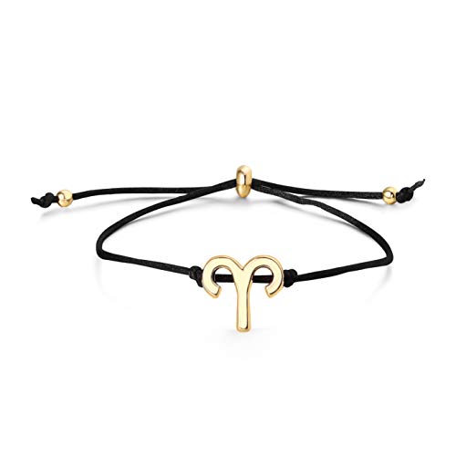 ilasif Constellation Bracelets for Women Men-Unique Gifts for Teen Girls/Stainless Steel Constellation Logo Cute Best Friend Bracelets for Women Gold Bracelets Virgo Libra Pisces (Aries)