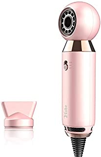 Hair Dryer, Yiiho 800W Lightweight Blow Dryer for Travel and Home,Compact Hairdryer with Concentrator(Pink)