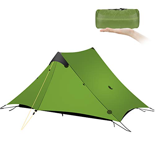 KIKILIVE Ultralight Tent 3-Season Backpacking Tent for 2-Person Camping, New LanShan Outdoor Camping Tent Shelter,Perfect for Camping, Trekking, Kayaking, Climbing, Hiking