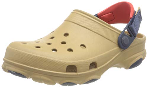 Crocs Unisex Men's and Women's Classic All Terrain Clog, Tan/Multi, 8 US