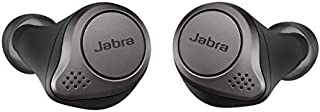 Jabra Elite 75t Earbuds  True Wireless Earbuds with Charging Case, Titanium Black  Active Noise Cancelling Bluetooth Earbuds with a Comfortable, Secure Fit, Long Battery Life, Great Sound