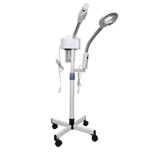 2 in 1 Facial Steamer With 5X Magnifying Lamp For Salon Spa Beauty (2 in 1 facial steamer)