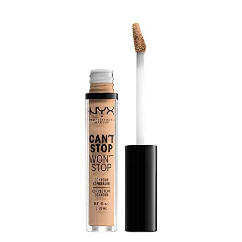 NYX PROFESSIONAL MAKEUP Can't Stop Won't Stop Contour Concealer - Natural (Nude With Neutral Undertone)