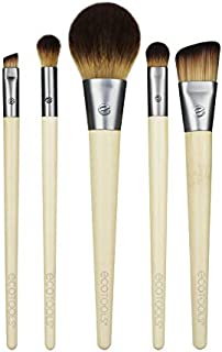 EcoTools Makeup Brush Set for Eyeshadow, Foundation, Blush, and Concealer, Start the Day Beautifully, Pack of 5