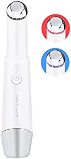 YOUTHLAB Eye & Face Massager Tool/Wand/Pen, Heated/Warm, Sonic Vibration, Anti Aging, Eye Fatigue Relief, Puffy Eyes/Dark Circles/Eye Bags, Boost Product Absorption, Lip Wrinkles, Light