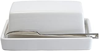 ZEROJAPAN Butter Dish with Knife White BYK-12 WH (japan import)