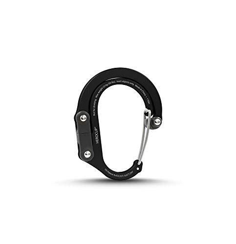 HEROCLIP Carabiner Clip and Hook (Small) | for Purse, Stroller, and Backpack