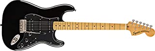 Squier by Fender Classic Vibe 70's Stratocaster Electric Guitar - HSS - Maple - Black