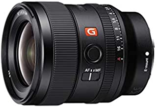 Sony E-mount FE 24mm F1.4 GM Full Frame Wide-angle Prime Lens (SEL24F14GM), Black