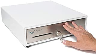 Certus Global Manual Push Open Cash Drawer with Ringing Bell, 4 Bills/5 Coins 13