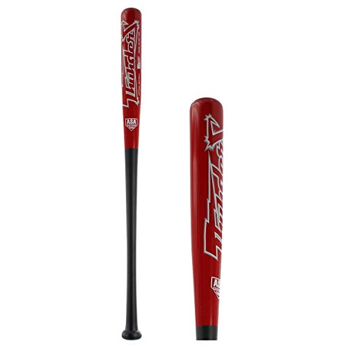 Brett Bros. Thunder Bamboo/Maple Wood ASA Slow Pitch Softball Bat: SST500 Black/Red SST500 RED 34